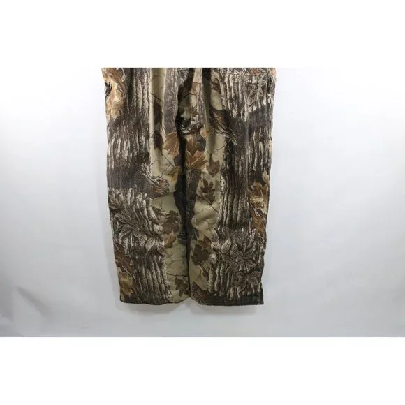 Vintage 90s Walls Reversible Realtree Camouflage Insulated Overalls Bibs Pants
